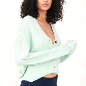 Free People Found My Friend Button up Cardi